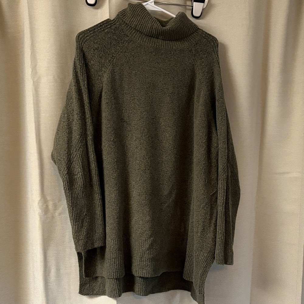 a new day Forest Green Cowl Neck Sweater